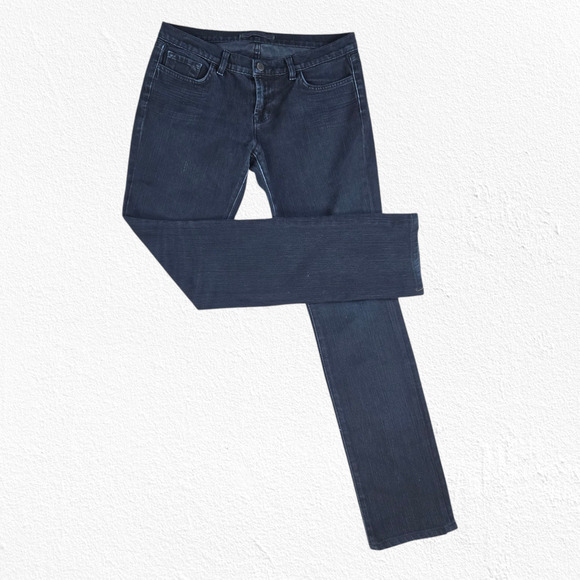 J Brand Black Mid Rise Made in USA Casual Classic Skinny Leg Jeans Size 28 - Picture 1 of 8